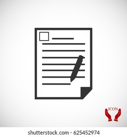 offise document icon, vector best flat icon, EPS