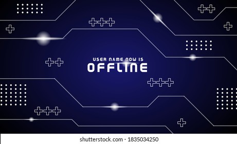 Offline Gaming Banner Background Template