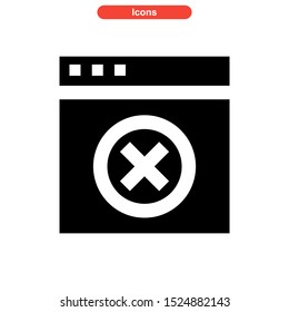 offline icon isolated sign symbol vector illustration - high quality black style vector icons
