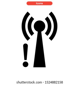 offline icon isolated sign symbol vector illustration - high quality black style vector icons
