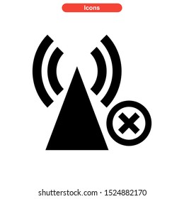 offline icon isolated sign symbol vector illustration - high quality black style vector icons
