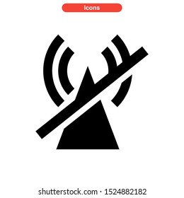 offline icon isolated sign symbol vector illustration - high quality black style vector icons
