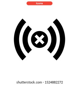 offline icon isolated sign symbol vector illustration - high quality black style vector icons

