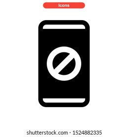 offline icon isolated sign symbol vector illustration - high quality black style vector icons
