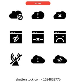 offline icon isolated sign symbol vector illustration - Collection of high quality black style vector icons
