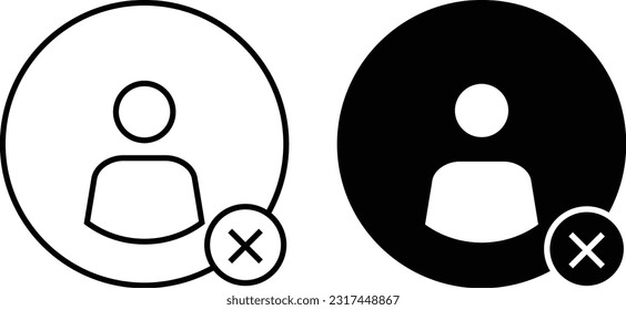 Offline status icon sheet, simple trendy flat style line and solid Isolated vector illustration on white background. For apps, logo, websites, symbol , UI, UX, graphic and web design. EPS 10.