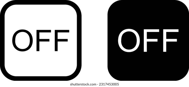 Offline status icon sheet, simple trendy flat style line and solid Isolated vector illustration on white background. For apps, logo, websites, symbol , UI, UX, graphic and web design. EPS 10.