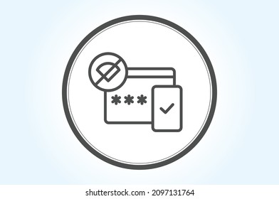Offline support icon vector design