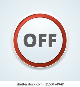 Offn button illustration