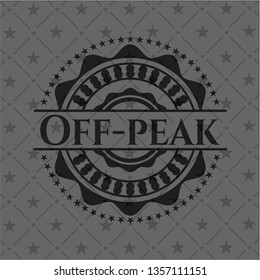 Off-peak realistic dark emblem