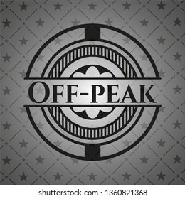 Off-peak realistic dark emblem