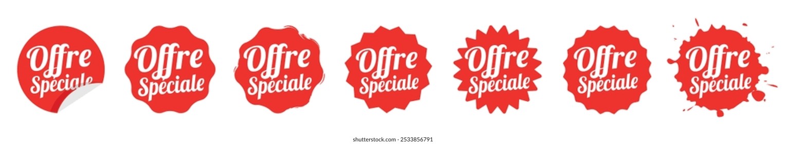 "Offre spéciale" : "Oferta especial" em francês