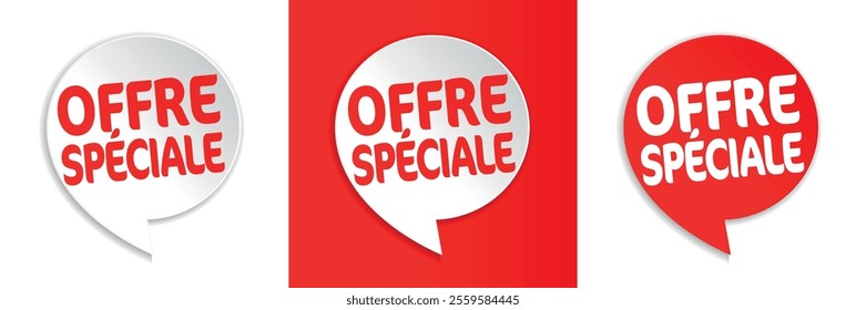 Offre spéciale, Special offer in French