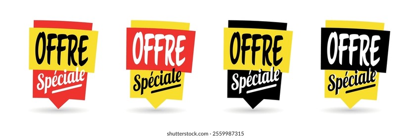 Offre spéciale, Special offer in French