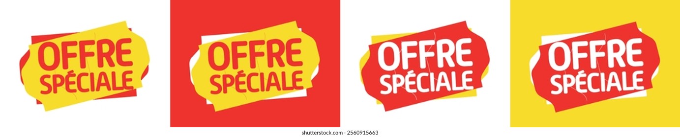Offre spéciale, Special offer in French