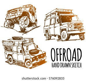 Offroad 4x4 trophy sketch