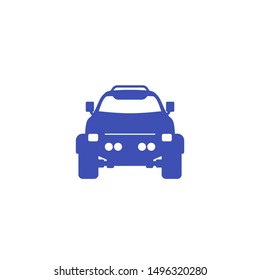 off-road 4x4 vehicle icon vector