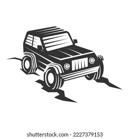 Off-road adventure car Logo Icon Illustration Brand Identity