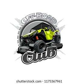 Off-Road ATV Buggy Logo, Off Road Club.