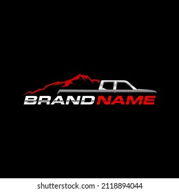 offroad automotive logo template, very suitable for automotive companies