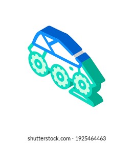 off-road car isometric icon vector. off-road car sign. isolated symbol illustration