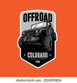 offroad car logo for symbol design