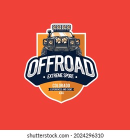 offroad car logo for symbol design