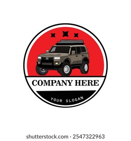 Offroad car vector design suitable for your element or logo