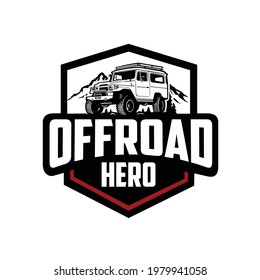 Offroad Hero Logo Design Concept