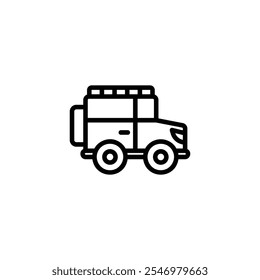 Off-road icon or logo design isolated sign symbol vector illustration - high quality line style vector icon suitable for designers, web developers, displays and websites