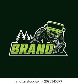 offroad logo template, cool logo for adventure car easy to print