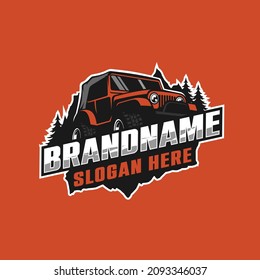 offroad logo template, cool logo for adventure car easy to print