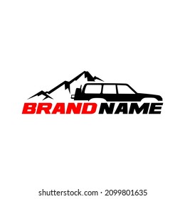 offroad logo template, cool logos for nature and car lovers