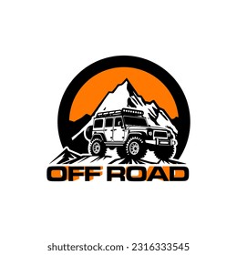 Offroad logo template, Perfect logo for business related to automotive industry. Off road car logo template.