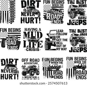 Offroad Lover Off road Vehicle America T shirt offroad