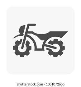 Off-road and motocross vector icons.
