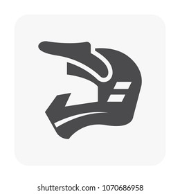 Off-road and motocross vector icons.