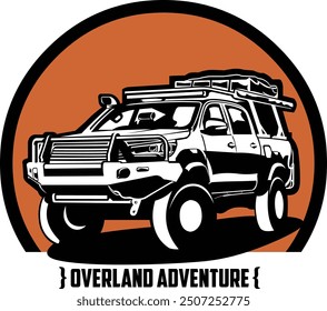 offroad overland adventure familly car with logo