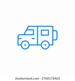 offroad vehicle icon sign vector