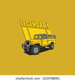 Offroad Vehicle Illustration Vector Art