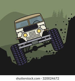 Off-road vehicle, vector illustration