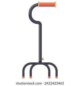 Offset cane vector cartoon illustration isolated on a white background.