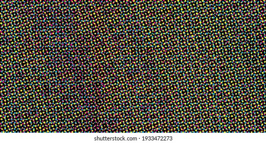 Offset Dots Halftone Pattern Background