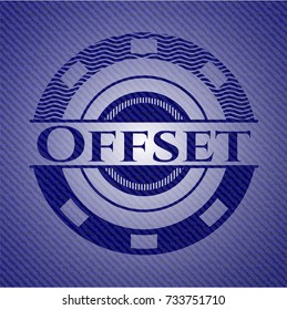 Offset jean background