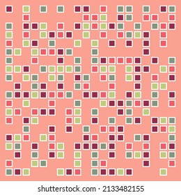 Offset Quads generative art background art illustration