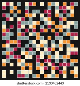 Offset Quads generative art background art illustration