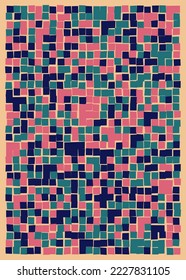 Offset Quads generative art background art illustration