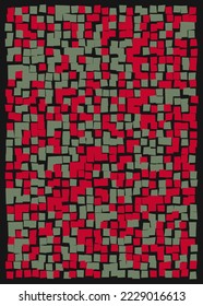 Offset Quads generative art background art illustration