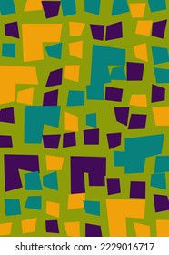 Offset Quads generative art background art illustration