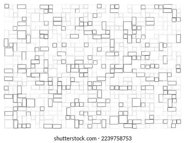 Offset Quads generative art background art illustration